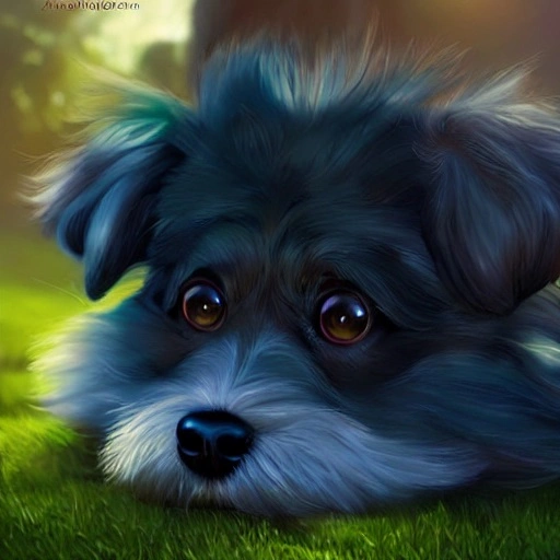 50712-1605076850-portrait of a cute and fluffy dog, in the nature, tongue out, digital painting, by artist artgerm, bright color, ultra detailed,.webp